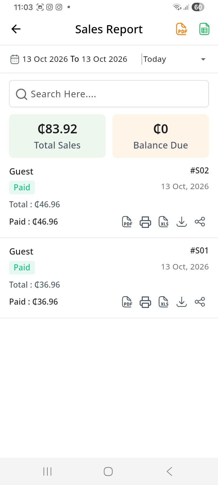 KenIT POS Sales Report